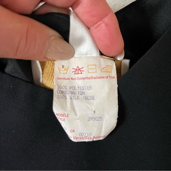 Joseph Ribkoff Silk Black Evening/cocktail‎ Dress Size 10 - Picture 7 of 7